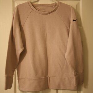 Nike Dri-Fit Women's Sweatshirt, Size Medium, Light Lavender/Pink